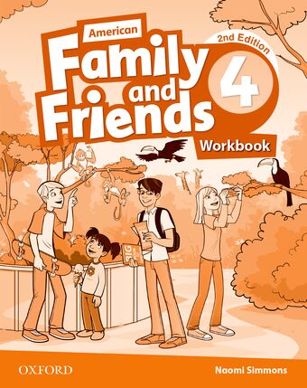 American Family and Friends 4 Workbook book cover