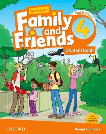 American Family and Friends 4 Students Book book cover