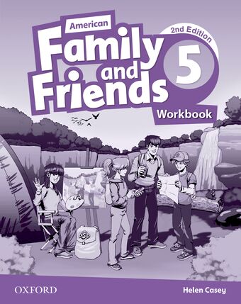 American Family and Friends 5 Workbook book cover