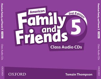 American Family and Friends 5 Class Audio CD 3 Discs book cover