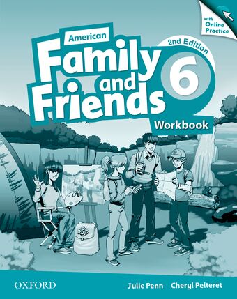 American Family and Friends 6 Workbook with Online Practice Pack book cover