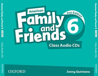 American Family and Friends 6 Class Audio CD 3 Discs book cover