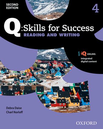 Q Skills for Success Level 4 Reading and Writing Student Book with iQ Online book cover