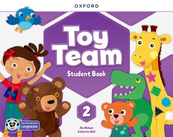 Toy Team Level 2 Student Book with Lingokids app book cover