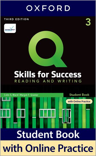 Q Skills for Success Level 3 Reading and Writing Student Book book cover
