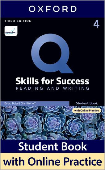 Q Skills for Success Level 4 Reading and Writing Student Book book cover