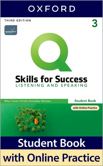 Q Skills for Success Level 3 Listening and Speaking Student Book book cover