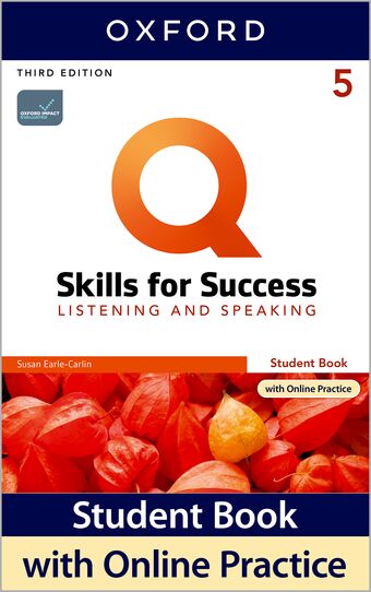 Q Skills for Success Level 5 Listening and Speaking Student Book book cover