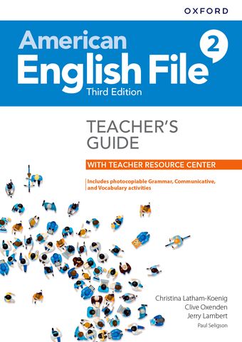 American English File Level 2 Teacher's Guide with Teacher Resource Center book cover