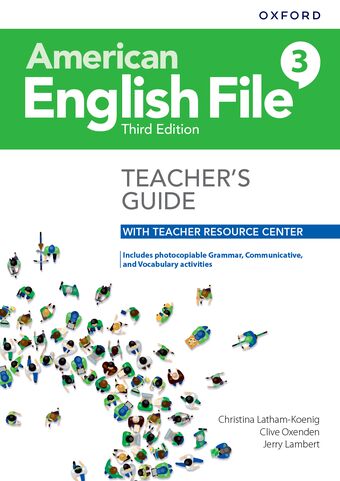 American English File Level 3 Teacher's Guide with Teacher Resource Center book cover