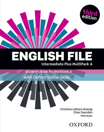 English File: Intermediate Plus Student's Book/Workbook MultiPack A book cover