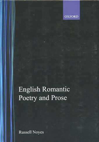 English Romantic Poetry and Prose book cover