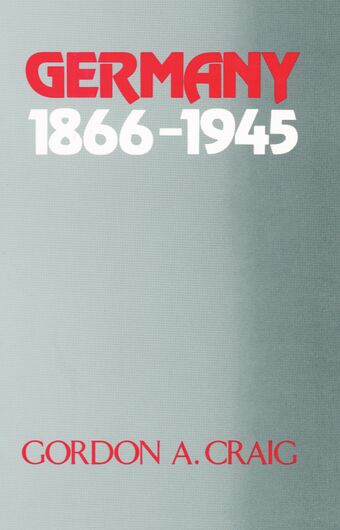 Germany 1866-1945 book cover
