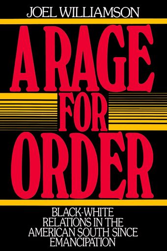 A Rage for Order book cover