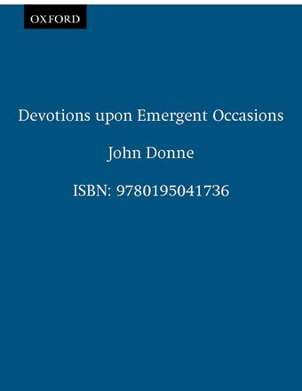 Devotions upon Emergent Occasions book cover