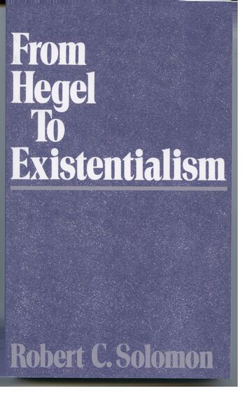 From Hegel to Existentialism book cover