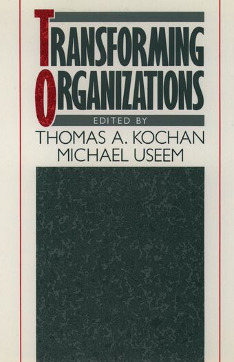 Transforming Organizations book cover