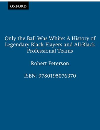 Only the Ball was White book cover