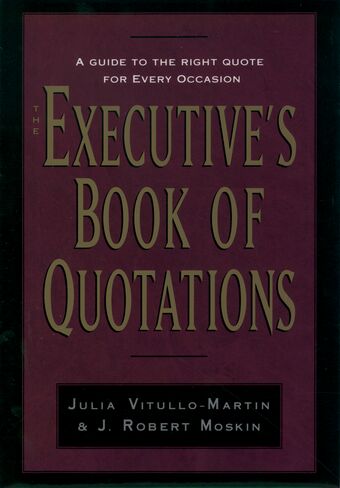 The Executive's Book of Quotations book cover