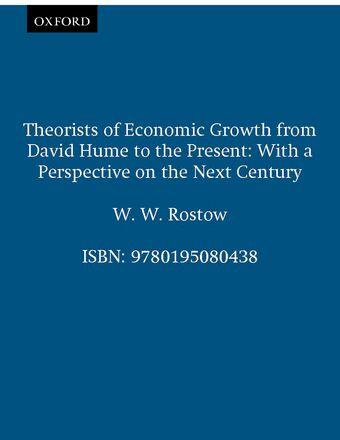 Theorists of Economic Growth from David Hume to the Present book cover