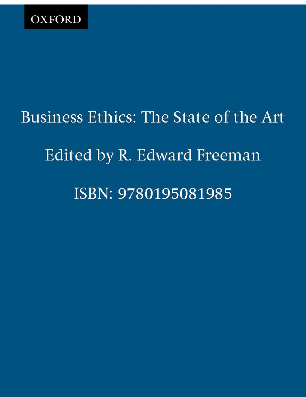 Business Ethics book cover
