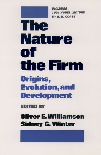 The Nature of the Firm book cover