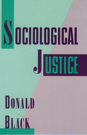 Sociological Justice book cover