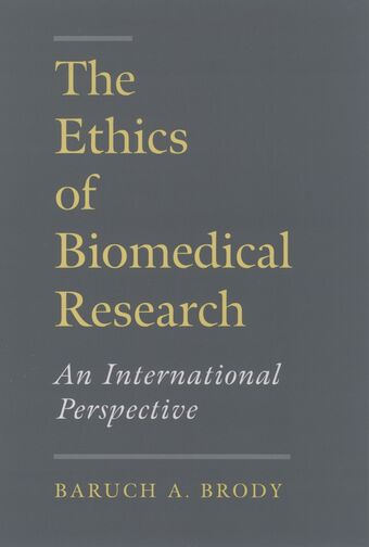 The Ethics of Biomedical Research book cover