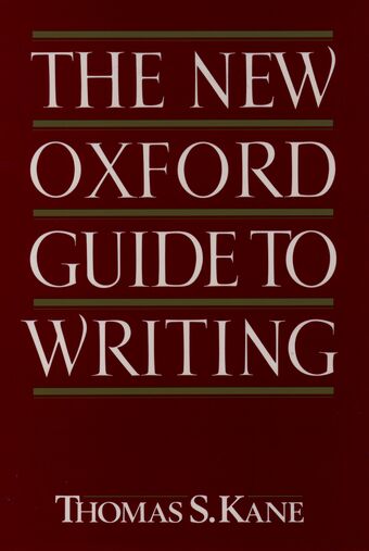 New Oxford Guide to Writing book cover