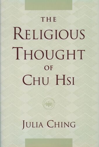 The Religious Thought of Chu Hsi book cover
