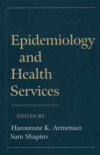 Epidemiology and Health Services book cover