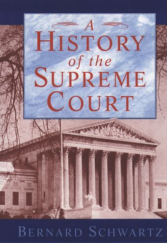 A History of the Supreme Court book cover