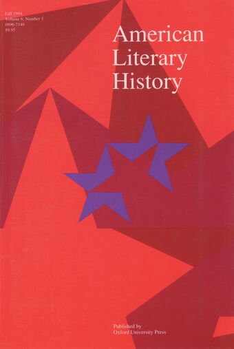 The American Literary History Reader book cover