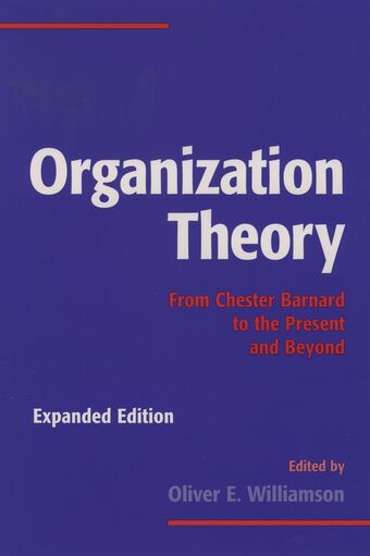 Organization Theory book cover