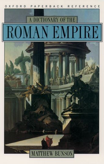 A Dictionary of the Roman Empire book cover