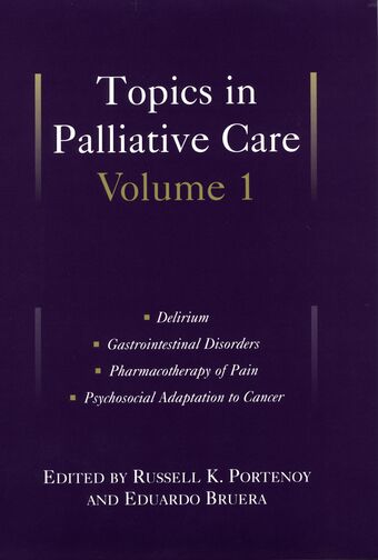Topics in Palliative Care book cover