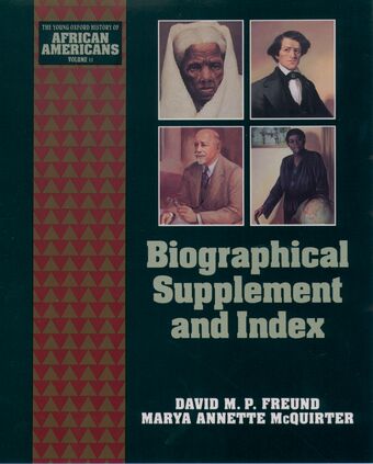 Biographical Supplement and Index book cover