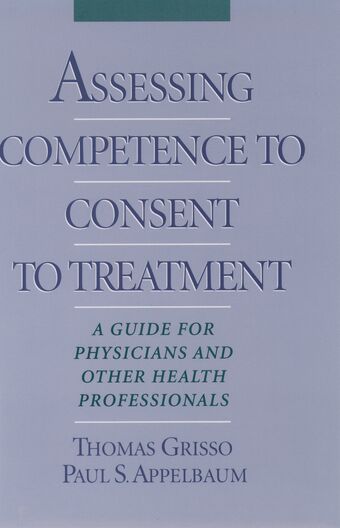 Assessing Competence to Consent to Treatment book cover