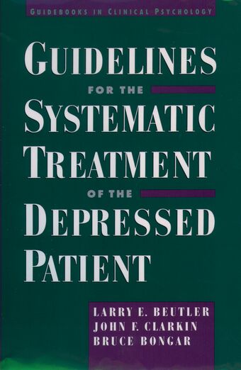 Guidelines for the Systematic Treatment of the Depressed Patient book cover