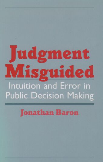 Judgment Misguided book cover