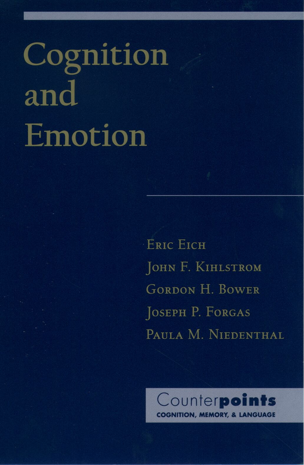 Cognition and Emotion book cover