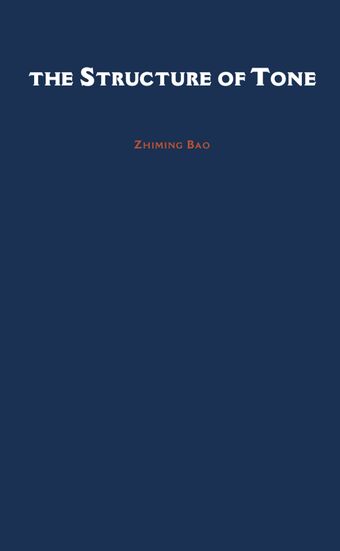 The Structure of Tone book cover