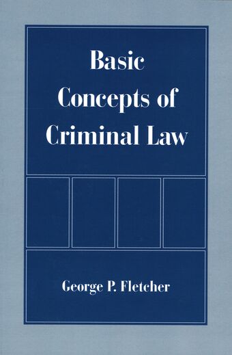 Basic Concepts of Criminal Law book cover