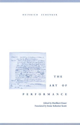 The Art of Performance book cover