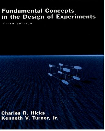 Fundamental Concepts in the Design of Experiments book cover