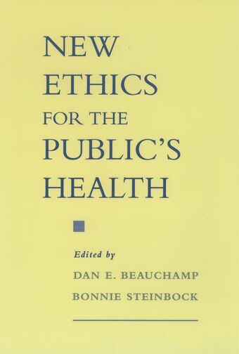 New Ethics for the Public's Health book cover