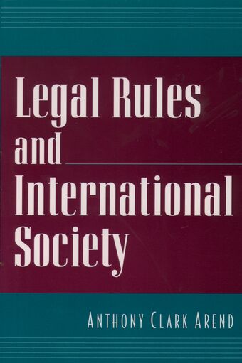 Legal Rules and International Society book cover