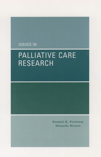 Issues in Palliative Care Research book cover
