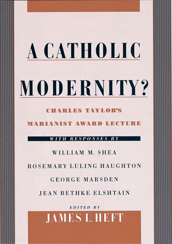 A Catholic Modernity? book cover