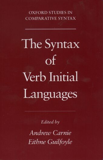 The Syntax of Verb Initial Languages book cover